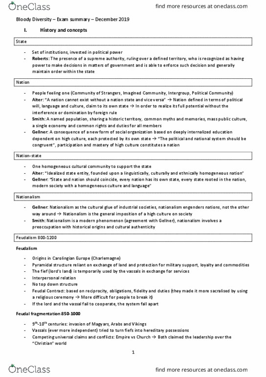 REGNRSG 105 Lecture Notes - Lecture 5: Feudal Fragmentation, Public Culture, Feudalism thumbnail