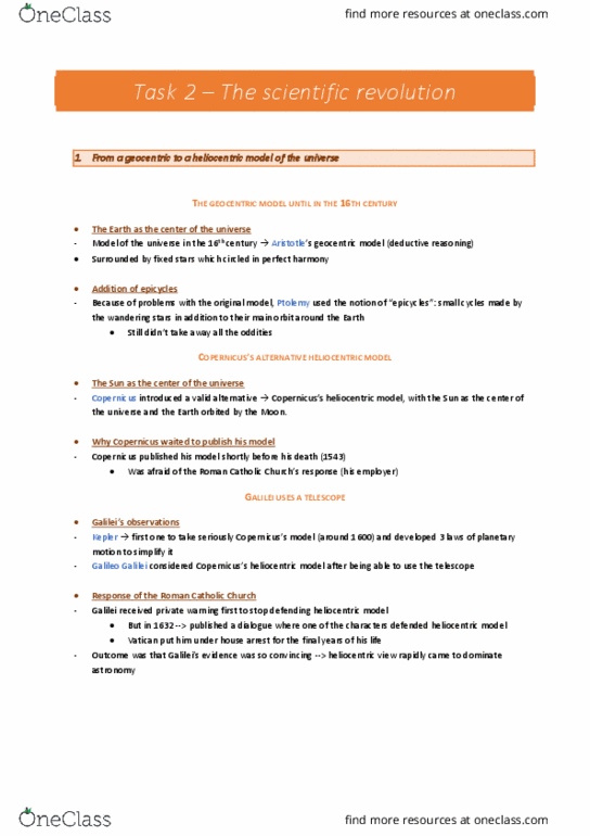 A S L 3 Lecture Notes - Lecture 28: Confirmation Bias, Francis, Deferent And Epicycle thumbnail