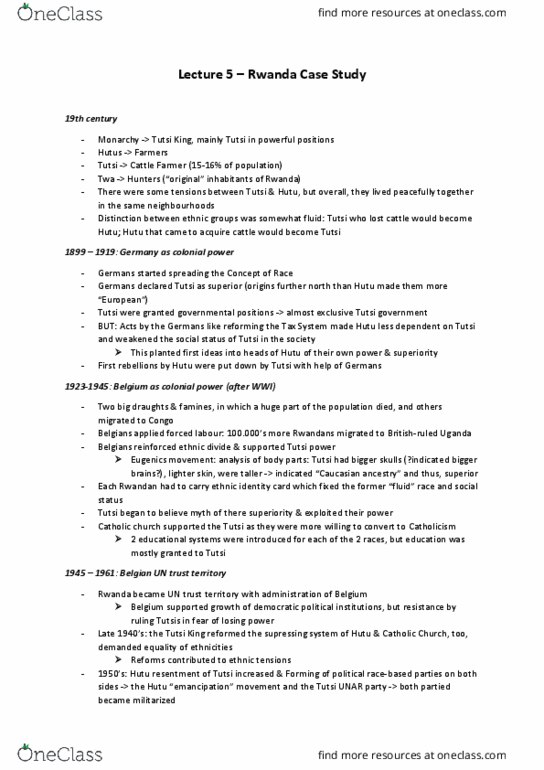 ACCTG 1 Lecture Notes - Lecture 7: Hutu, Party System, Arusha Accords thumbnail