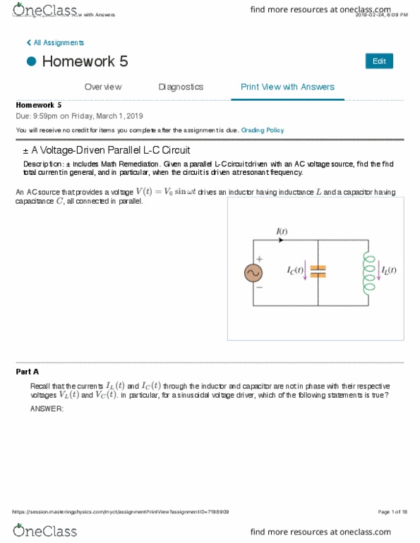 PHYS 158 Lecture Notes - Protection Ring, Circuit Diagram, Algebraic Expression thumbnail