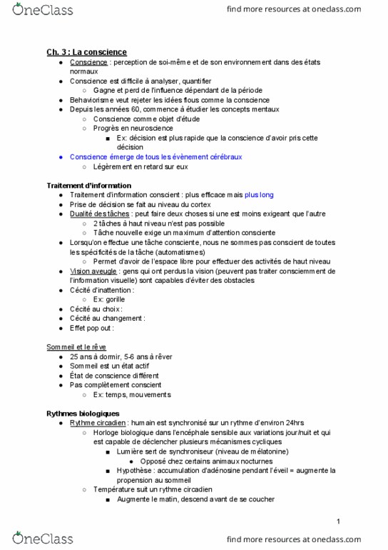 PSY 1501 Lecture Notes - Lecture 4: La Nature, Narcolepsy, Dune thumbnail