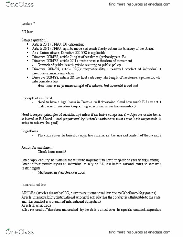 PSY 005 Lecture Notes - Lecture 17: Air Force Two, Statute Of The International Court Of Justice thumbnail