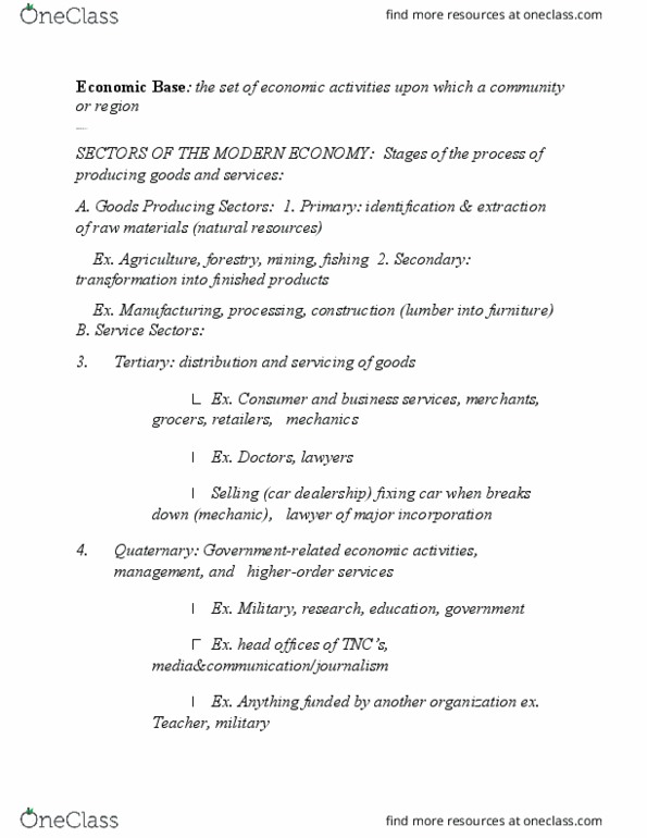 GEOG 1HB3 Lecture Notes - Lecture 18: Essential Products thumbnail