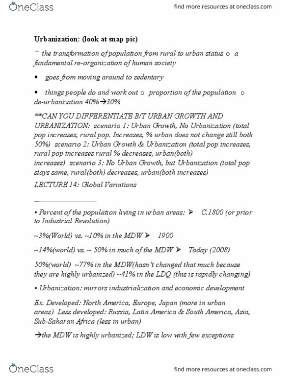 GEOG 1HB3 Lecture Notes - Lecture 12: Sub-Saharan Africa thumbnail