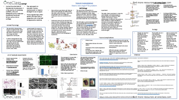 BIOB50H3 Lecture Notes - Lecture 7: Fibronectin, Biomaterial, Laminin thumbnail
