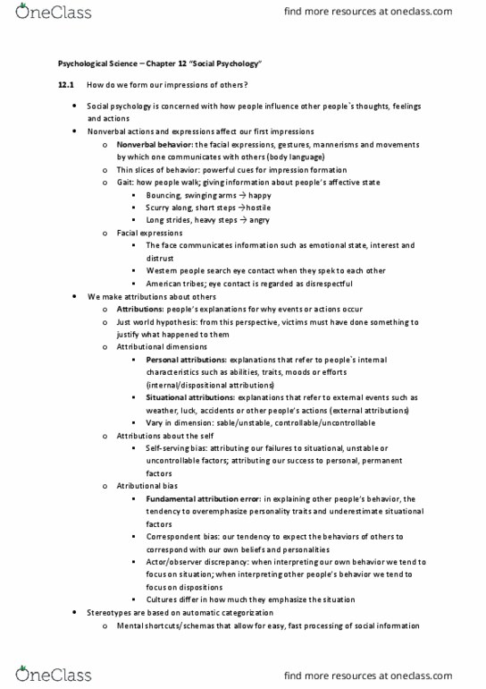 ACCTG 1 Lecture Notes - Lecture 18: Impression Formation, Reward System, Social Loafing thumbnail