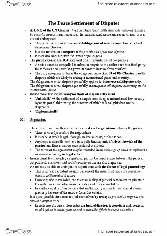 REGNRSG 105 Lecture Notes - Lecture 31: Inherent Jurisdiction, Critical Role, Member States Of The United Nations thumbnail
