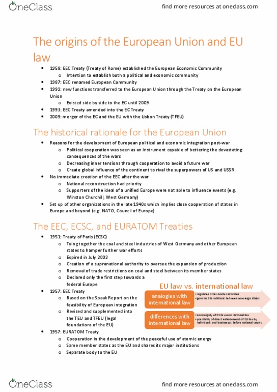 ACCTG 1 Lecture Notes - Lecture 10: Euratom Treaty, European Political Cooperation, Treaty Of Rome thumbnail