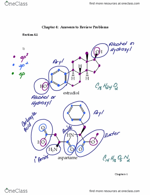 Chemistry 1301A/B Final: Chapter 4 Answers - OneClass