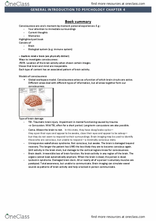 DANCEST 805 Lecture Notes - Lecture 16: Traumatic Brain Injury, Brain Simulation, Brainstem thumbnail