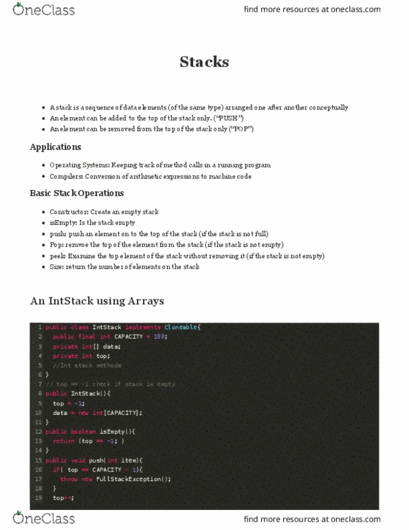 CSE 214 Lecture Notes - Lecture 3: Machine Code thumbnail