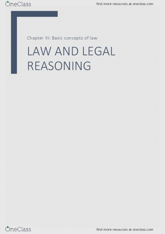 ACCTG 1 Lecture Notes - Lecture 10: Procedural Law, House Law, Public Law thumbnail