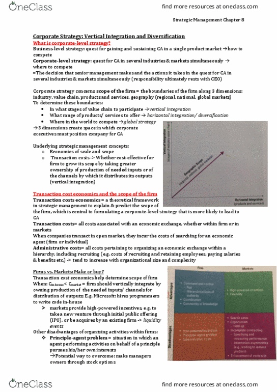 ECON 1 Lecture Notes - Lecture 25: Initial Public Offering, Vertical Integration, Transaction Cost thumbnail