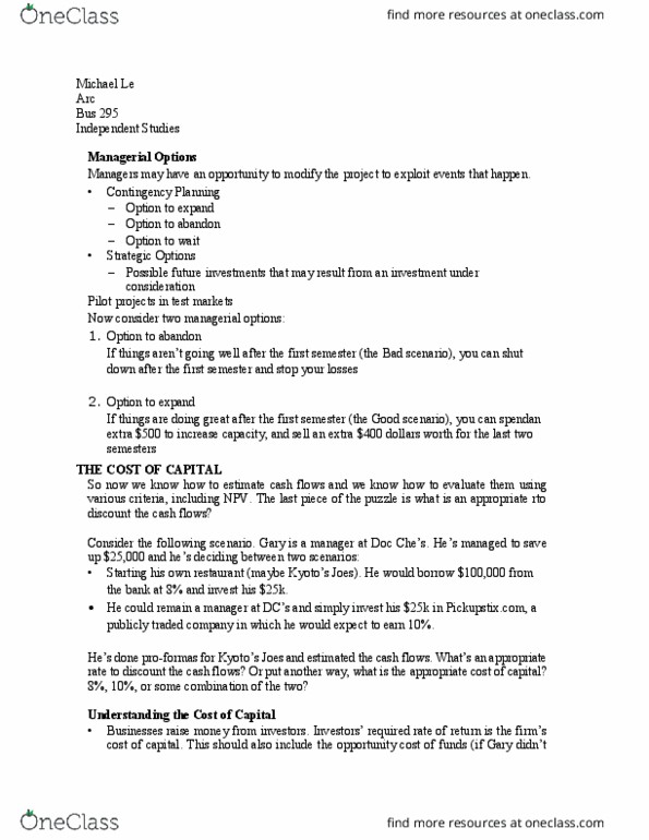 BUS 295 Lecture Notes - Lecture 23: Preferred Stock, Markets Now, Retained Earnings thumbnail