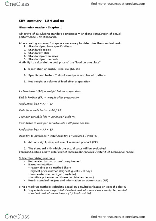 DANCEST 805 Lecture Notes - Lecture 27: Factor Cost, Loss Leader, Institute For Operations Research And The Management Sciences thumbnail