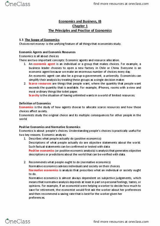 A S L 3 Lecture Notes - Lecture 21: Normative Economics, Budget Constraint, Macroeconomics thumbnail
