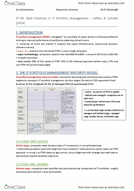 ACCTG 1 Lecture Notes - Lecture 7: It Portfolio Management, Fortune 500, Communication Problems thumbnail