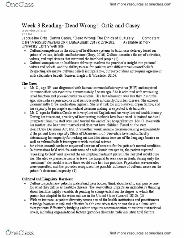 HLST 4010 Chapter Notes - Chapter 3: Hiv, Aids, Pneumocystis Pneumonia thumbnail