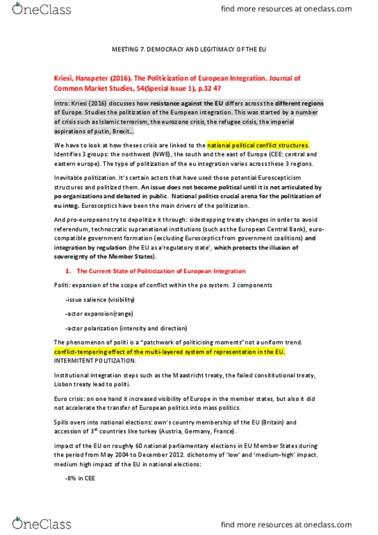 DANCEST 805 Lecture Notes - Lecture 7: Maastricht Treaty, European Debt Crisis, Treaty Of Lisbon thumbnail