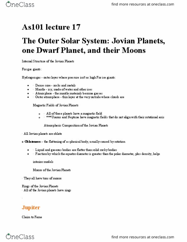 AS101 Lecture Notes - Lecture 17: Dwarf Planet, Flattening, Metallic Hydrogen thumbnail