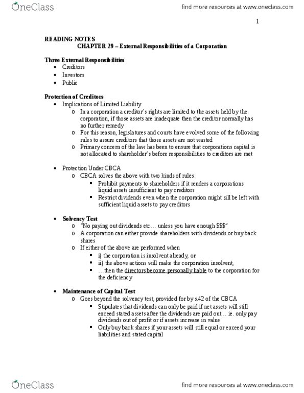 BU231 Lecture Notes - Strict Liability, Plaintext, Regulatory Offence thumbnail