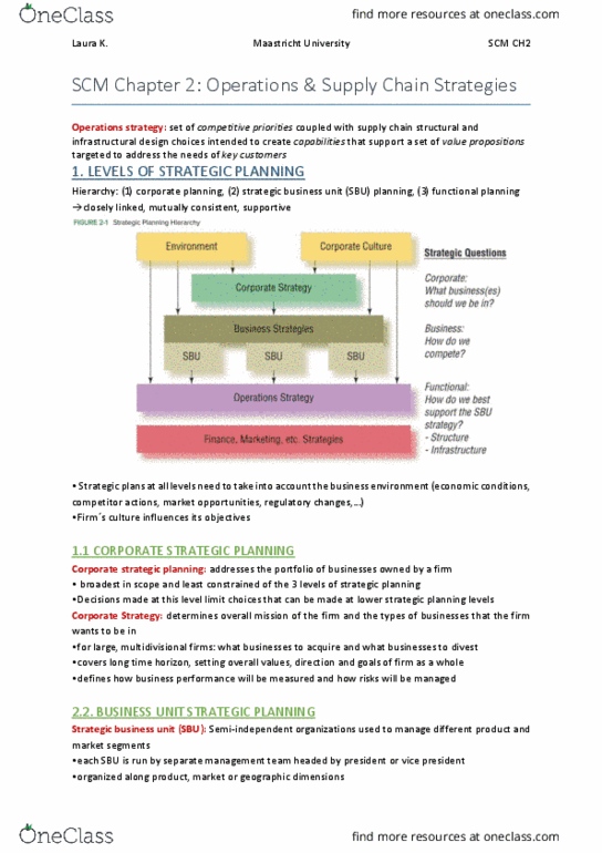 ENG ELC 220 Lecture Notes - Lecture 13: Value Proposition, Operations Management, Risk Management thumbnail