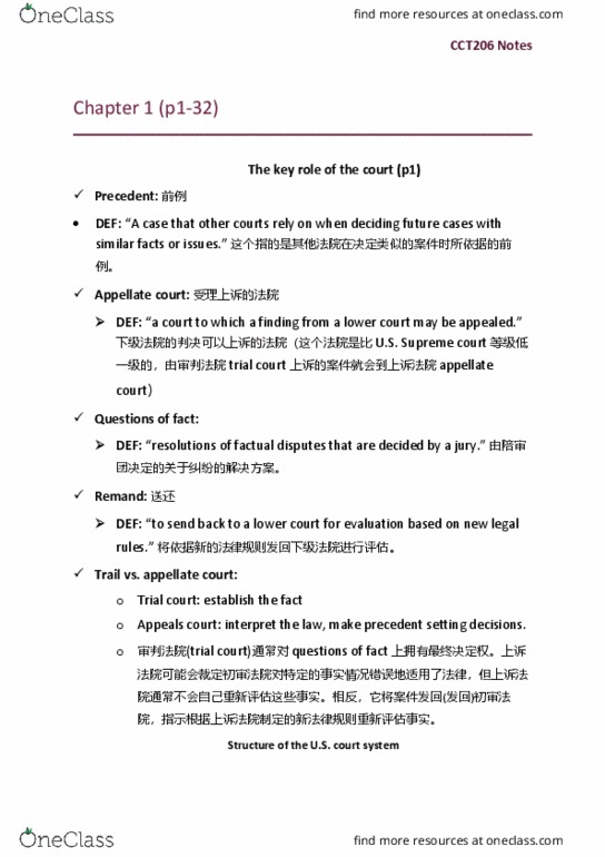 CCT206H5 Chapter Notes - Chapter 1-6: Social Network, Unconscionability, Performing Rights thumbnail