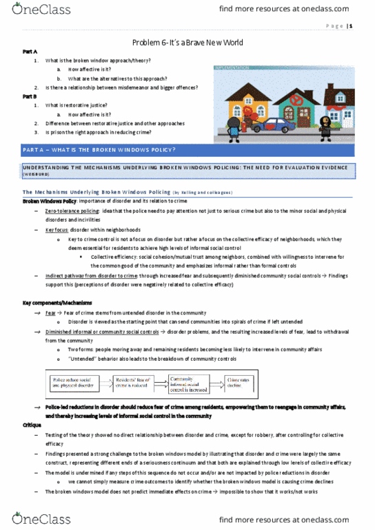 ENG ELC 220 Lecture Notes - Lecture 16: Informal Social Control, Misdemeanor, Restorative Practices thumbnail