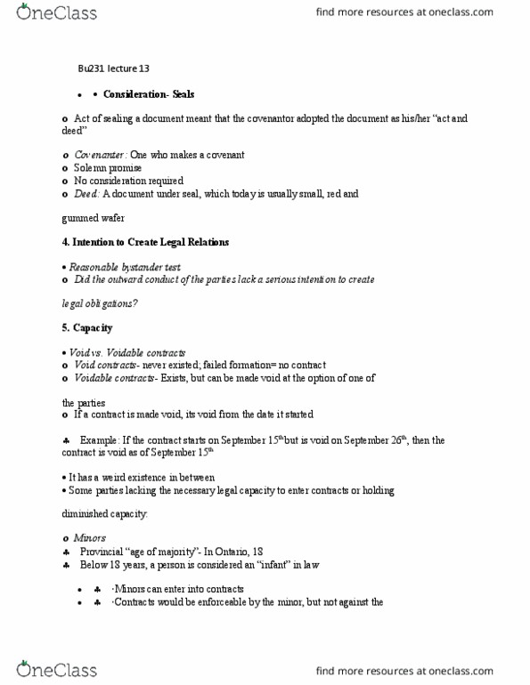 BU231 Lecture Notes - Lecture 13: Diminished Responsibility thumbnail