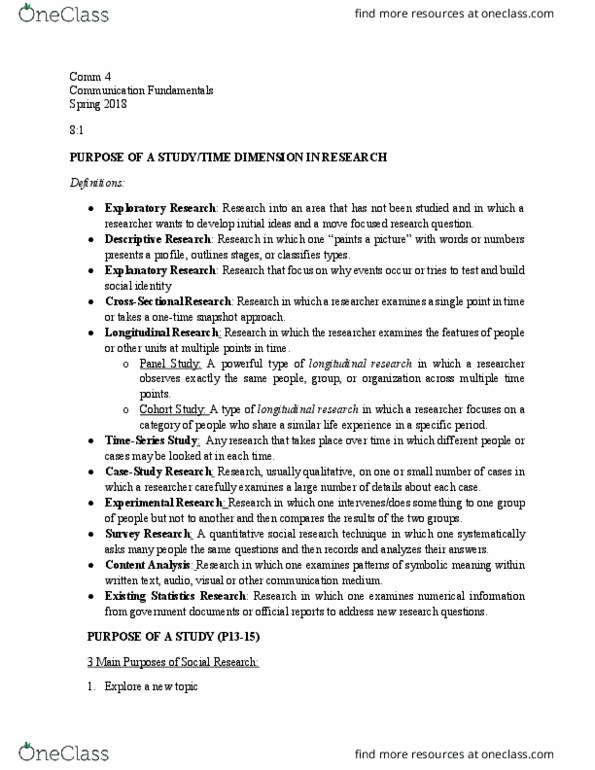 COMM 004 Lecture Notes - Lecture 15: Content Analysis thumbnail