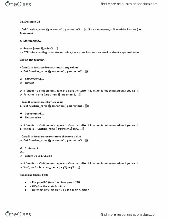 CP104 Lecture 24: Cp104 lesson 24 thumbnail