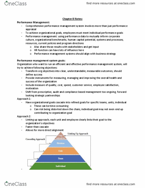 BU354 Chapter Notes - Chapter 8: List Of Fables Characters, Merit Pay, Human Capital thumbnail