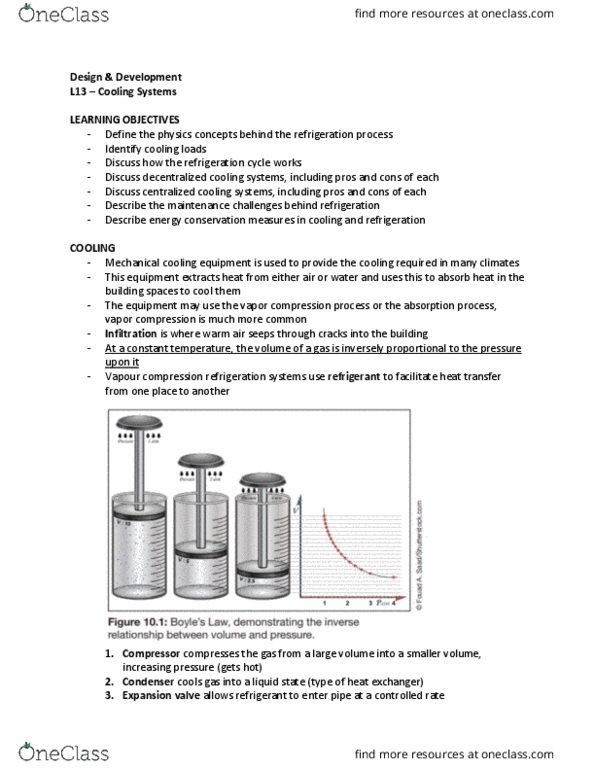 HTM 4090 Lecture Notes - Lecture 13: Vapor-Compression Refrigeration, Cooling Tower, Algaecide thumbnail