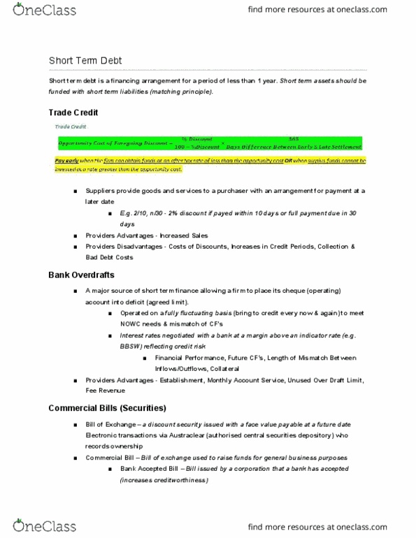 FINS1612 Chapter Notes - Chapter 6: Bailment, Interest Rate Risk, Secondary Liability thumbnail