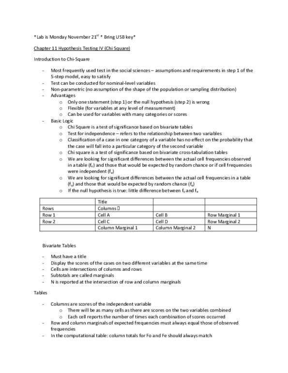 Sociology 2206A/B Lecture : Chapter 11 Lecture Notes thumbnail