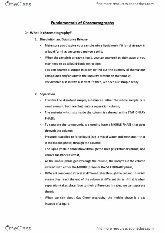 ACCTG 1 Lecture Notes - Lecture 25: Elution, Gas Chromatography thumbnail