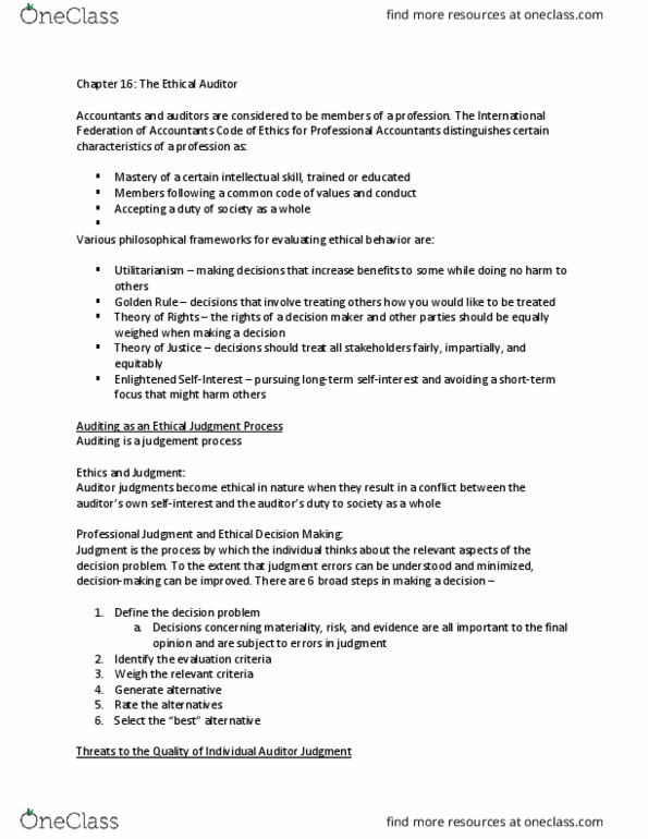 ACG 5637 Chapter Notes - Chapter 16: Representativeness Heuristic, Conjunction Fallacy thumbnail