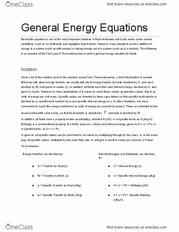 MMAN2700 Chapter Notes - Chapter 6: Mathematical Analysis, Heat Capacity, Thermodynamics thumbnail