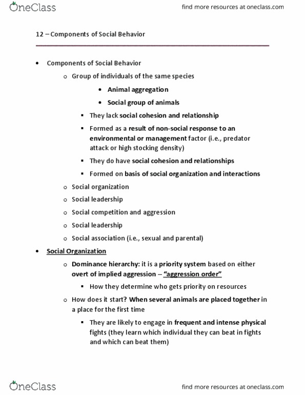 AVS-4100 Lecture Notes - Lecture 12: Melatonin, Suprachiasmatic Nucleus, Disclination thumbnail