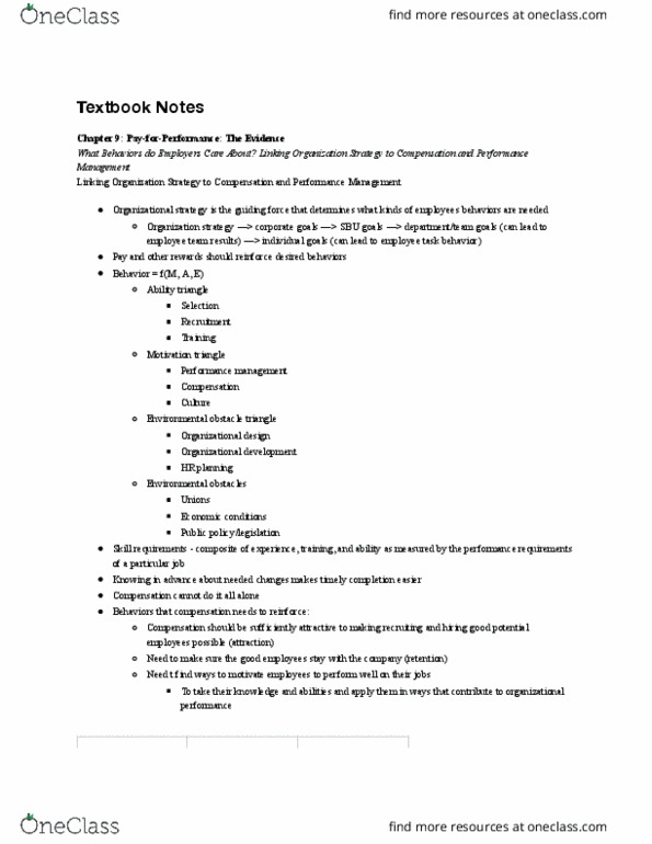 MGT 462 Chapter Notes - Chapter 9: Organization Development, Performance Management, Organizational Structure thumbnail