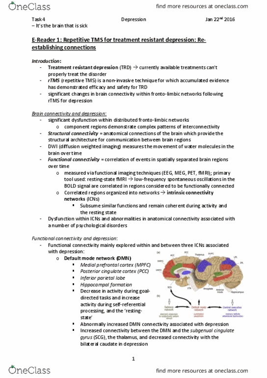 FAM &CS 21 Lecture Notes - Lecture 35: White Matter, Premotor Cortex, Executive Functions thumbnail