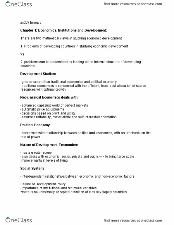 EC207 Lecture 1: Ec207 lesson 1 thumbnail