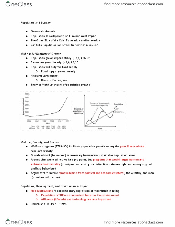GEOG 210 Lecture Notes - Lecture 1: Ecological Footprint, Eurocentrism, High High thumbnail