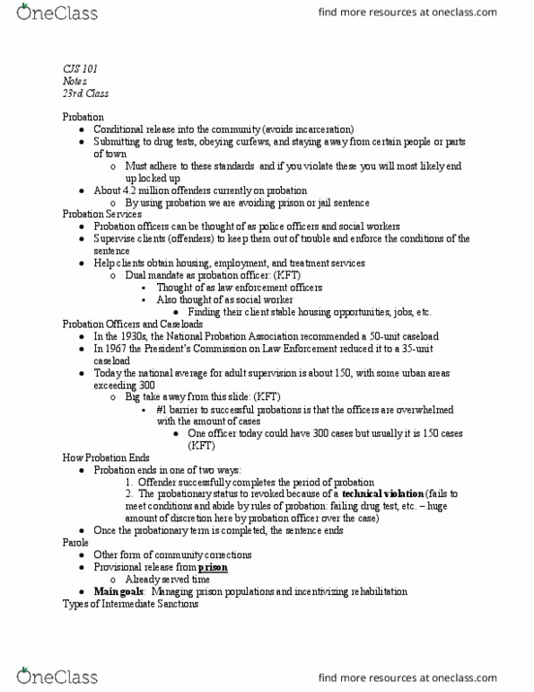 CJS 101 Lecture Notes - Lecture 23: Bernard Madoff, Collet, Dual Mandate thumbnail
