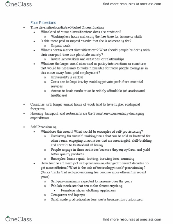 SOCI 110 Lecture Notes - Lecture 13: Knitting, Social Capital, Materialism thumbnail