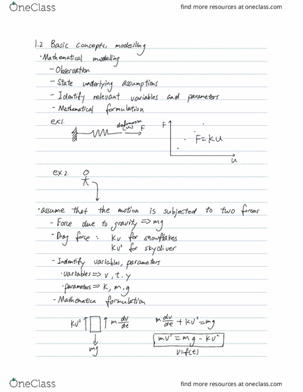 CIV250H1 Lecture Notes - Lecture 21: Parachuting, Dependent And Independent Variables thumbnail