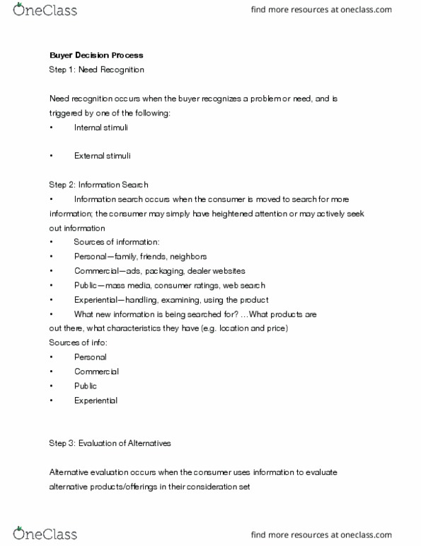 IMI201H5 Lecture Notes - Lecture 9: Customer Satisfaction thumbnail