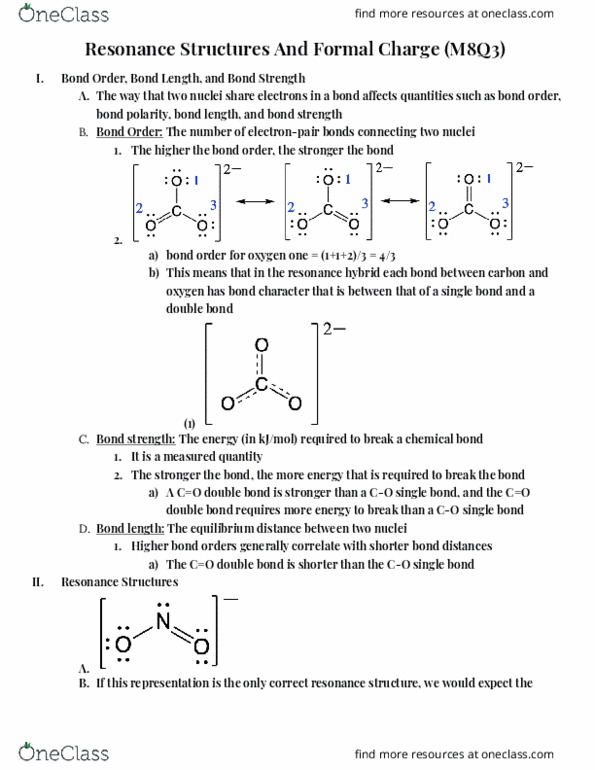 CHEM 103 Chapter Notes - Chapter M8Q3: Chemical Polarity, Nitrite, Weighted Arithmetic Mean thumbnail