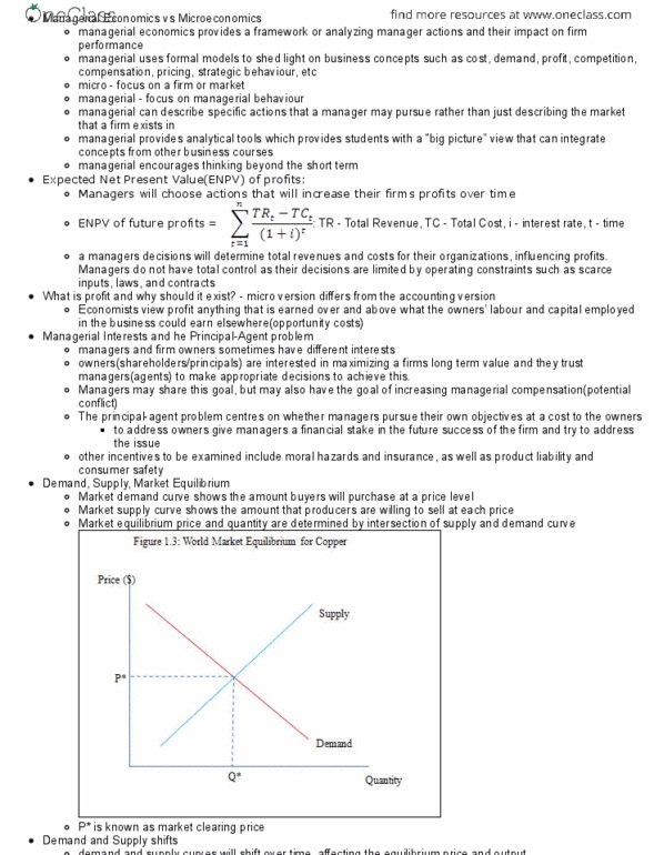 EC260 Lecture Notes - Economic Equilibrium, Demand Curve, Jato thumbnail