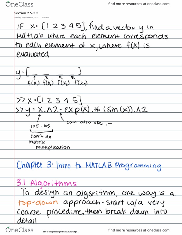 MATH 2370 Lecture Notes - Lecture 8: Matlab thumbnail